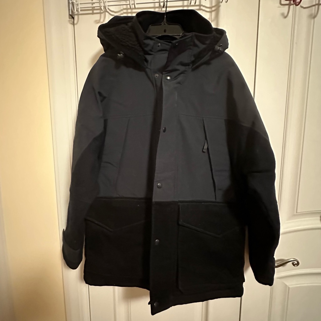 Brand New Jcrew Primaloft Collection Men Black Warm Jacket Size M